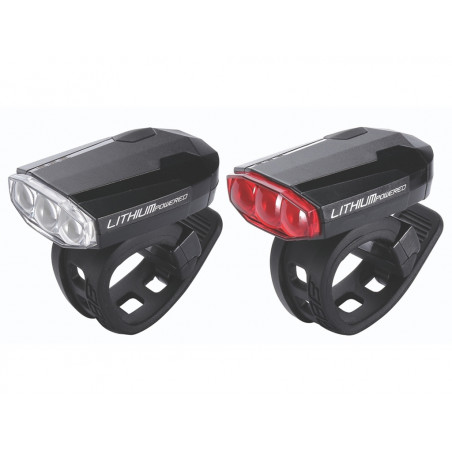 Kit éclairage LED pour vélo rechargeable USB BBB BLS-48