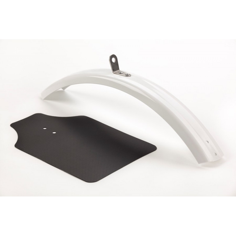 Brompton Garde boue avant + bavette sans fixation Blanc (QMGBL-F-WH) Brompton Garde boue avant + bavette sans fixation Blanc (QMGBL-F-WH)
