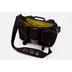 Sacoche Brompton Set S-Bag 20L sans couverture avant avec bloc de fixation (QSB-NOFLAP)