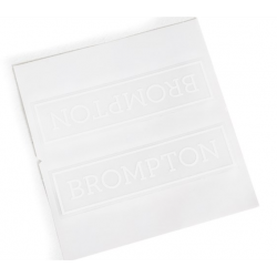Sticker Brompton Blanc (QDECALS)