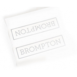 sticker Brompton Argent - QDECAL-WH
