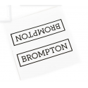 Sticker Brompton noir (QDECALBK)