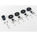Brompton - Paire roulette std pour R avec fixation et bouchon tube de selle (QROLSET-R) Brompton - Paire roulette std pour R avec fixation et bouchon tube de selle (QROLSET-R)