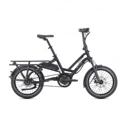 Vélo cargo électrique compact Tern HSD S8i black