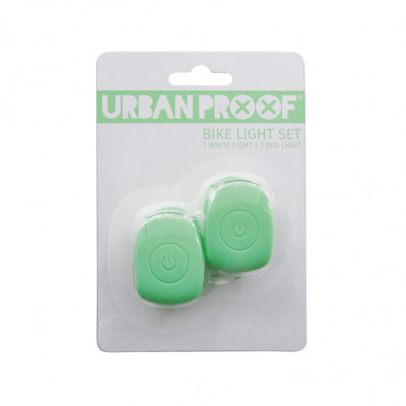 Petites lumières LED silicon URBAN PROOF vert pâle