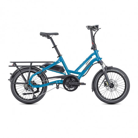 Vélo cargo électrique compact Tern HSD P9 Bleu