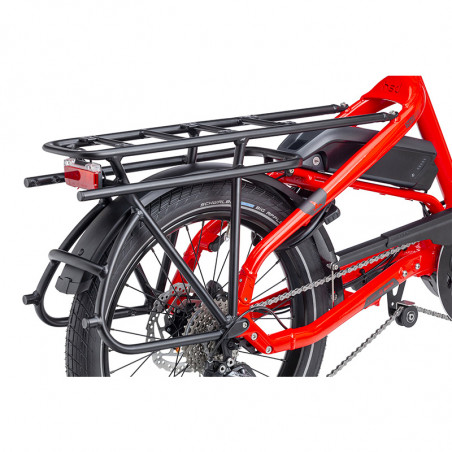Vélo cargo électrique cadre compact Tern HSD P9 Gris Sablé