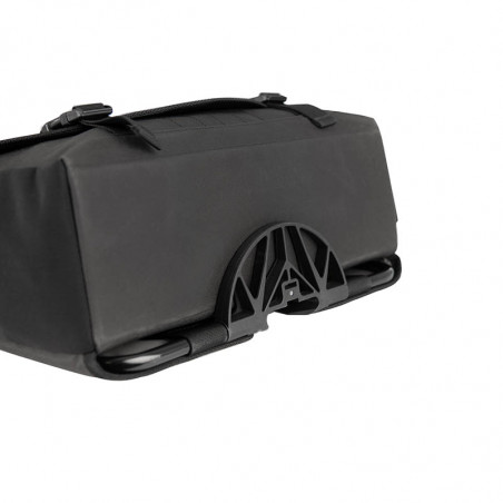 Sacoche tissu noir vélo pliant Brompton Metro Bag M - avec bloc de fixation