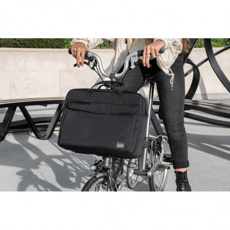 Sacoche travail vélo pliant Brompton Metro City Bag M - avec bloc de fixation