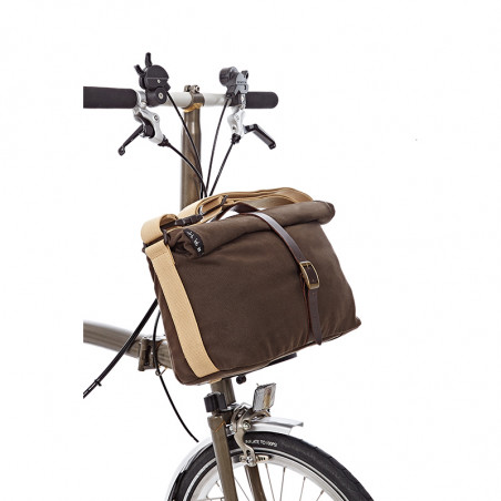 Sacoche vélo pliant Brompton Roll Top Bag Waxed