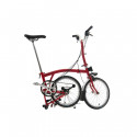 Vélo pliant BROMPTON M6L House Red - Éclairage Batterie