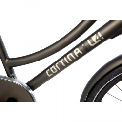 Vélo électrique hollandais CORTINA E-U4 3v vert 28" M/50 (de 1m65 à 1m77) Bas jusqu'à 140km