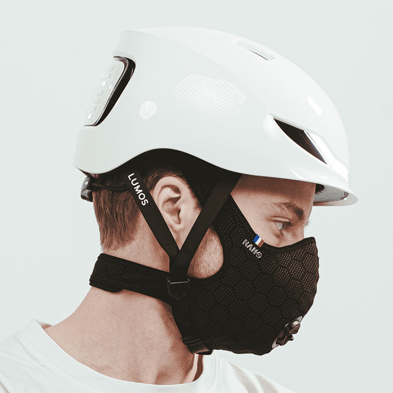 Masque anti-pollution blanc R-PUR design original