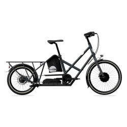 Vélo électrique longtail BIKE43 One Gris Anthracite