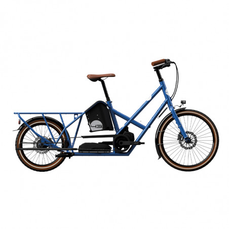 Vélo électrique longtail BIKE43 Performance Bleu Métal