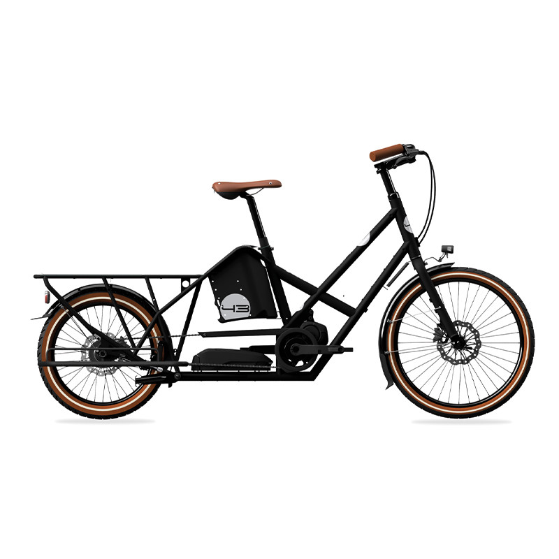 Vélo électrique longtail BIKE43 Performance Noir Mat Vélo électrique longtail BIKE43 Performance Noir Mat