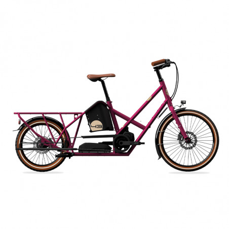 Vélo électrique longtail BIKE43 Performance Violet Métal