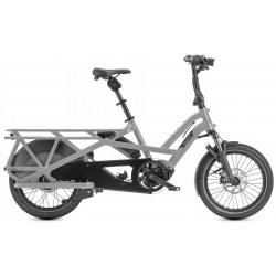 Vélo cargo électrique longtail TERN GSD S10 Rhino Grey LX