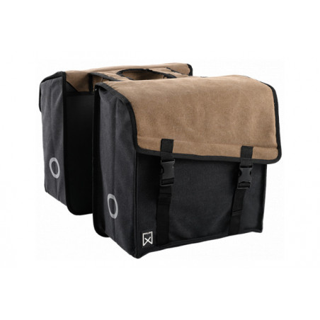 SACOCHE DOUBLE WILLEX CANVAS - 38/40 litres