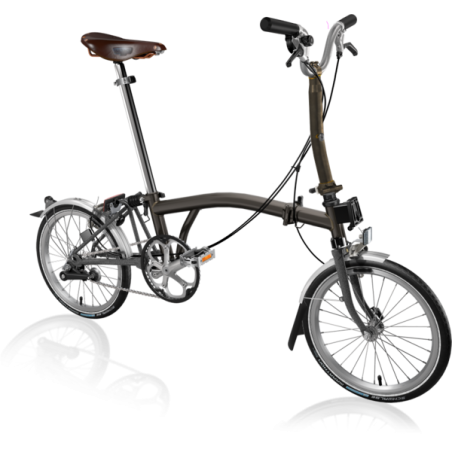 Brompton M6R Black Lacquer 2021 (avec porte bagage)